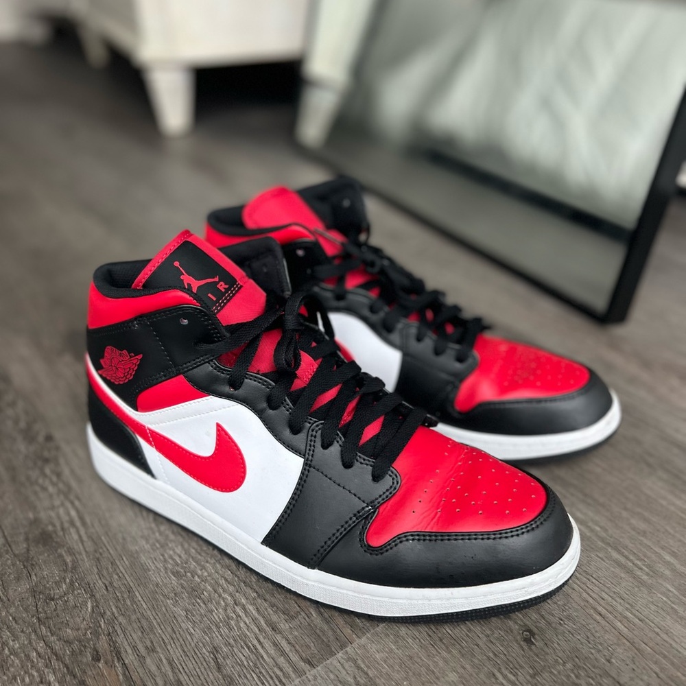 Nike Black and Red Sneakers Iconic Design